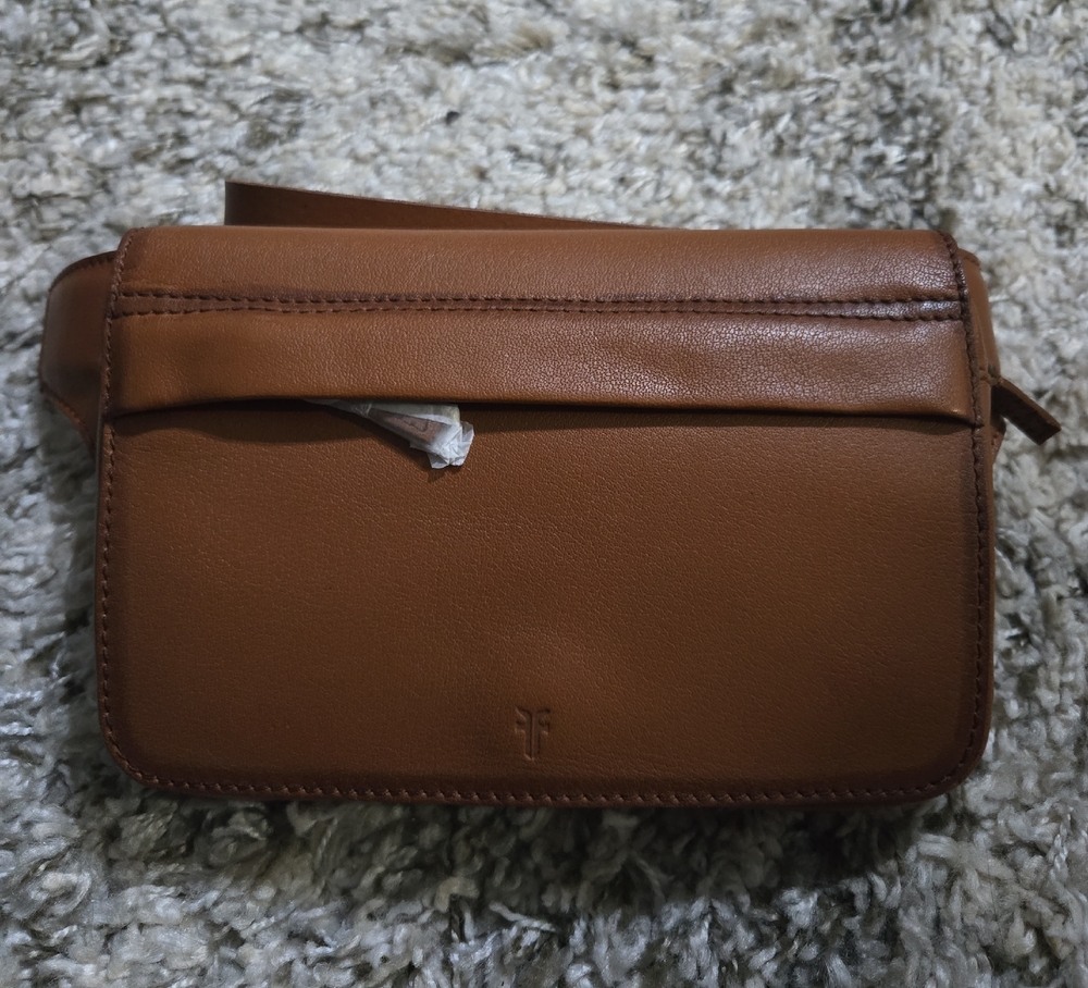Brown Leather Crossbody Bag